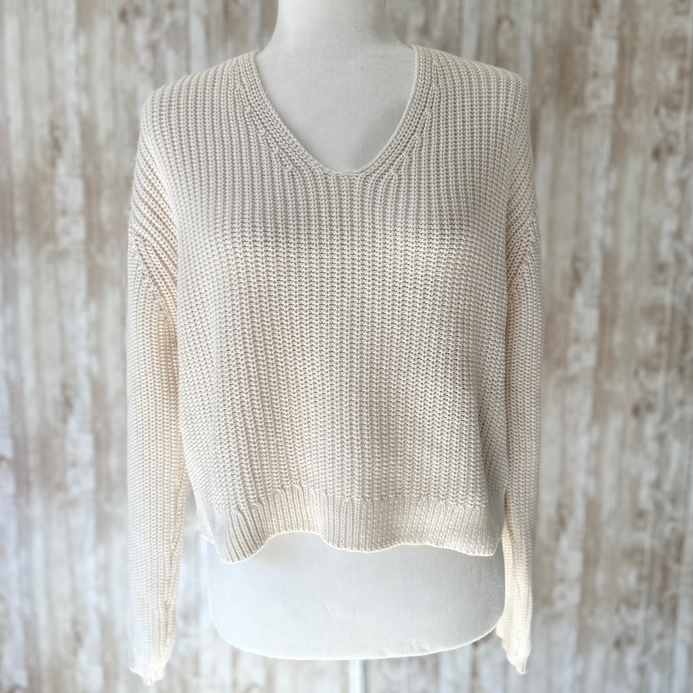 Jenni Kayne cropped cabin sweater